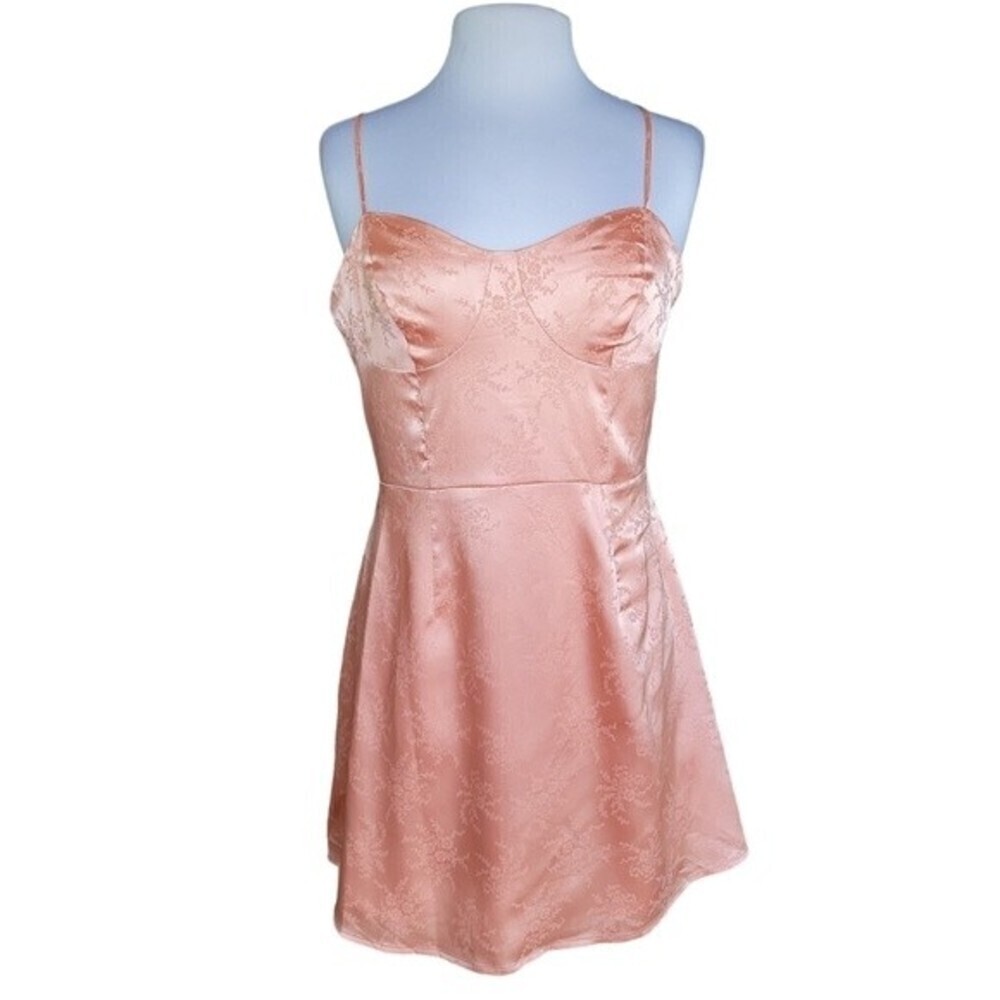 BP. NWT Pink Satin Slip Dress Women's Size M